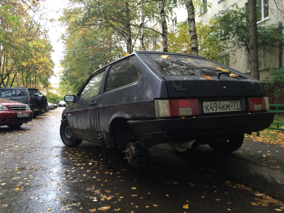 Чет колесо пробило — Lada 21083, 1,6 л, 2001 года | колёсные диски | DRIVE2