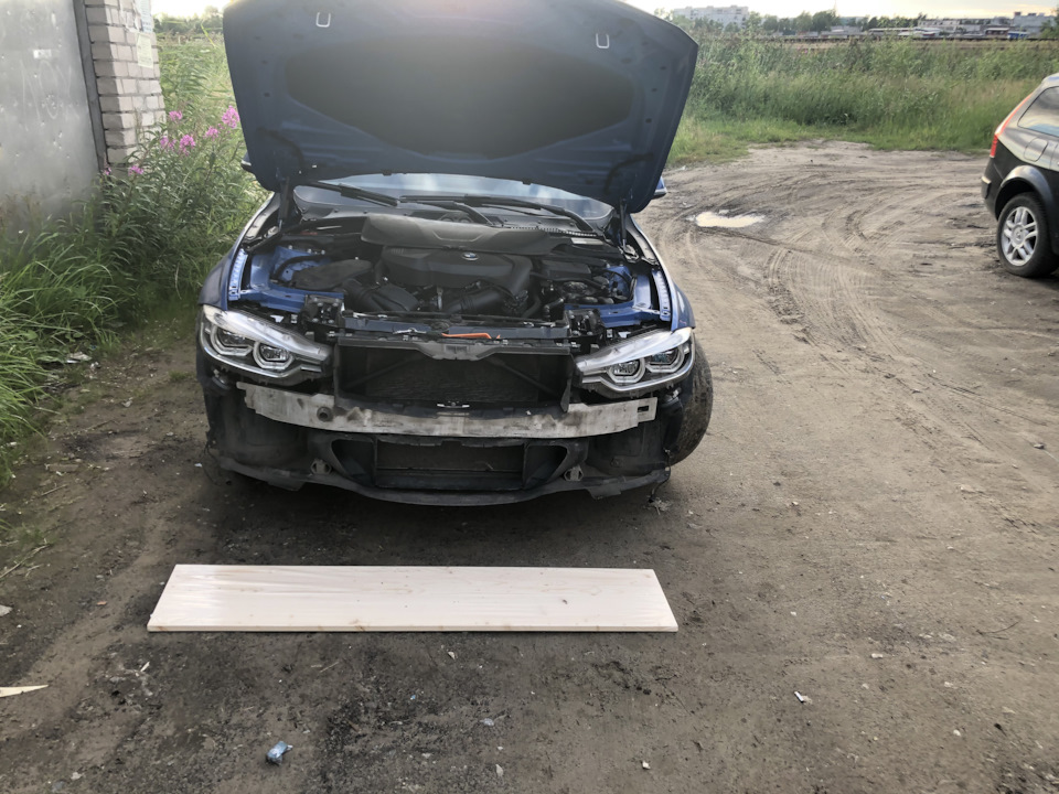 Мойка радиаторов без снятия — BMW 3 series (F30), 2 л, 2016 года ...