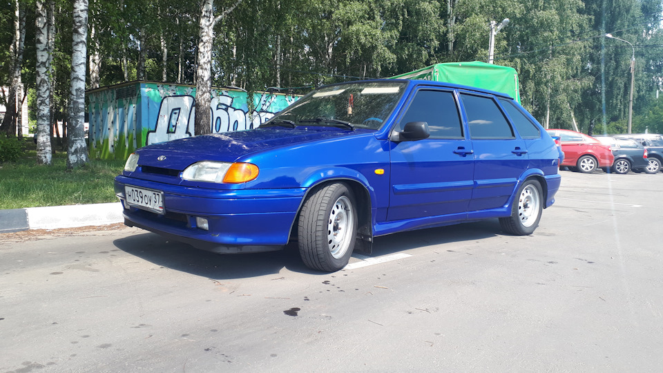 Перекраска авто в цвет "Мускари" — Lada 2114, 1,5 л, 2004 …