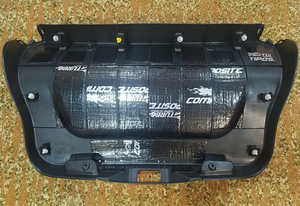 Шумо-виброизоляция обшивки крышки багажника — Lada Гранта Лифтбек (2-е ...