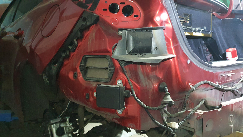 Ретрофит. Установка BSM(BLIND SPOT MONITORING) — Mazda 3 (3G) BM, 1,5 л