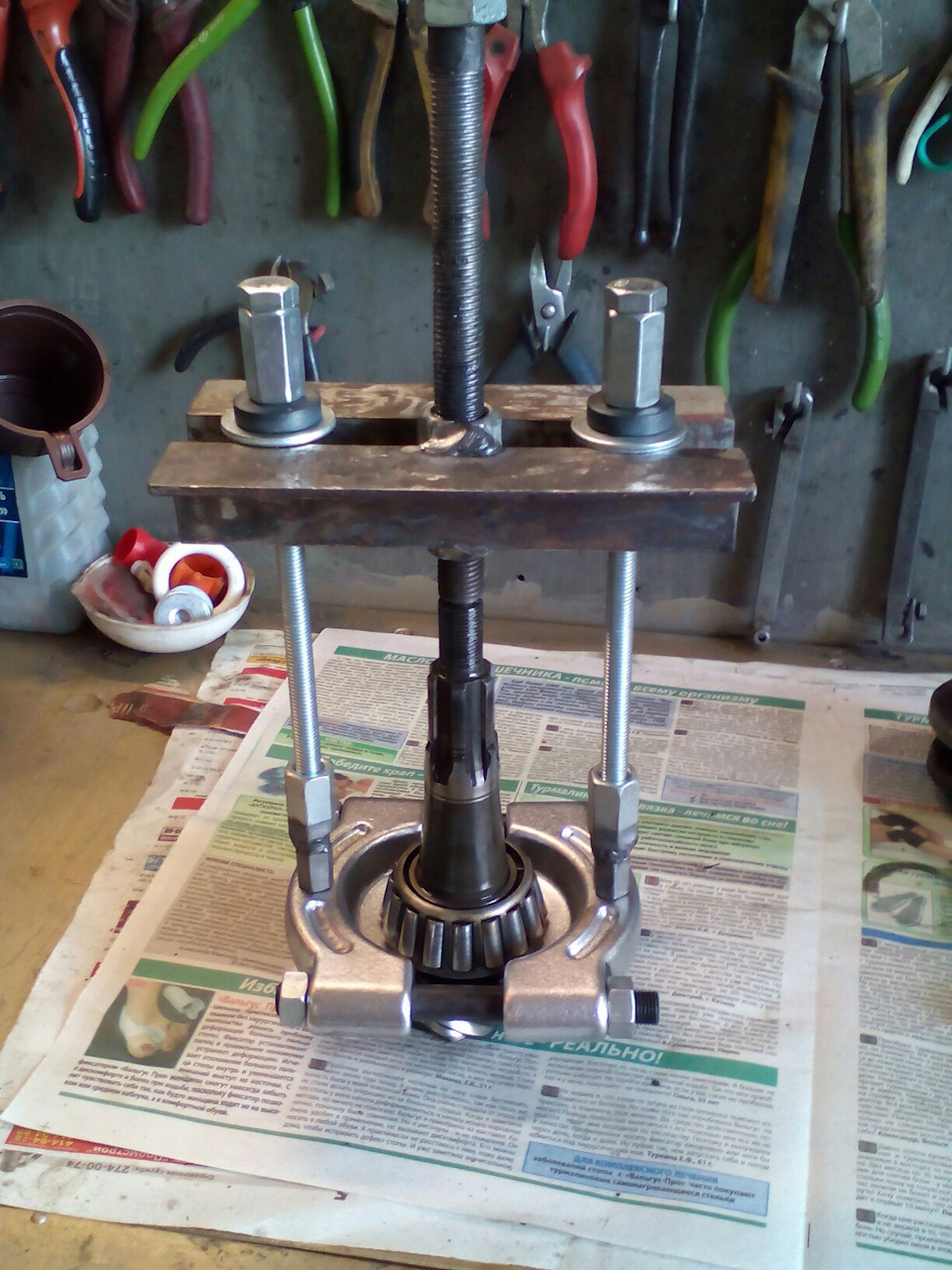 Самодельная насадка на перфоратор для запрессовки подшипников: обзор и принцип работы