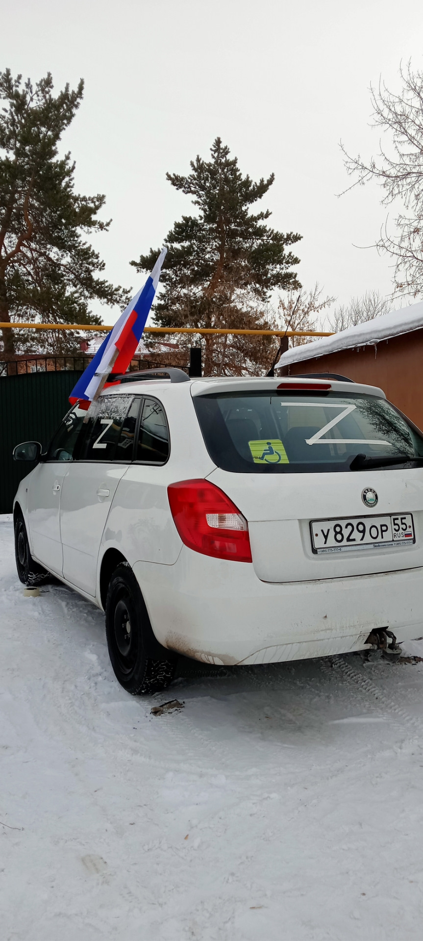 СвоихНеБросаем. Автопробег в поддержку Российской Армии. — Skoda Fabia  Combi Mk2, 1,4 л, 2009 года | встреча | DRIVE2