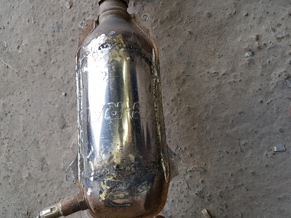 Переделка катализатора. — Honda Fit (1G), 1,3 л, 2001 года | наблюдение ...