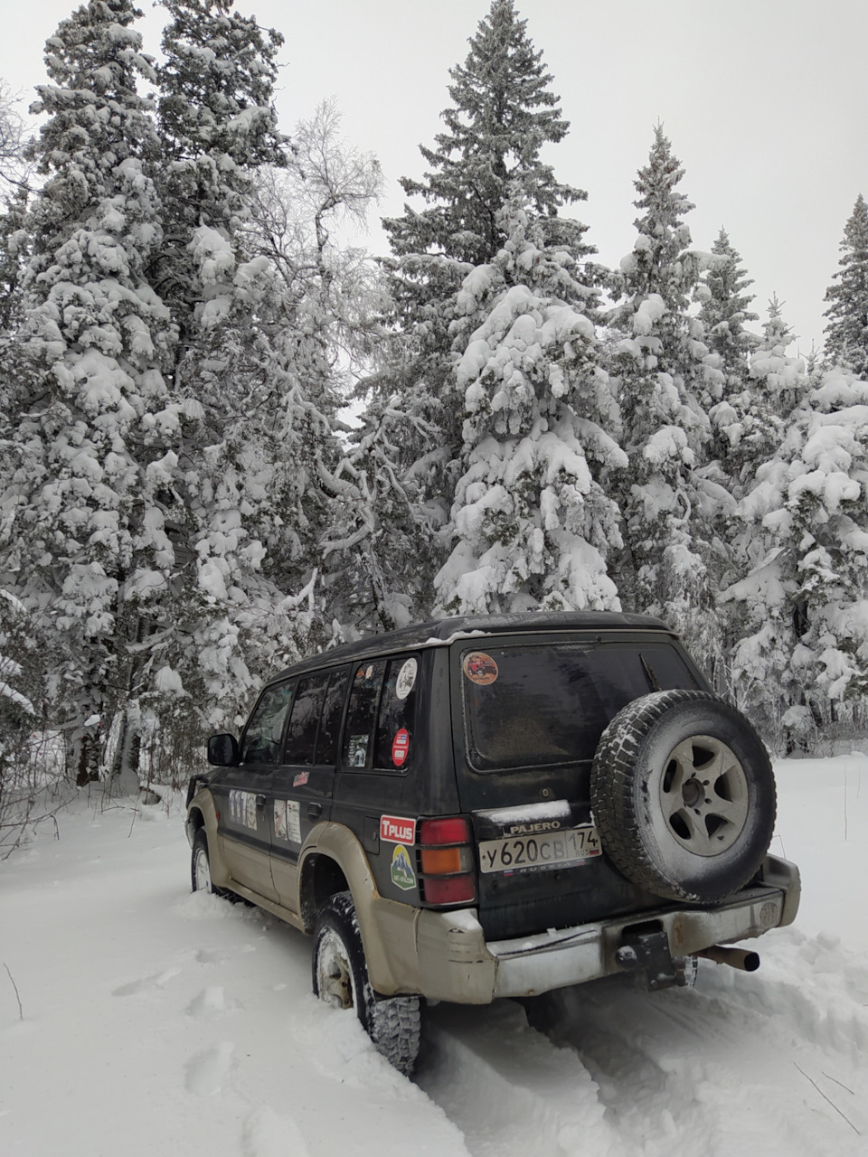 Воскресный выезд. Вновь в строю. — Mitsubishi Pajero (2G), 2,8 л, 1996 года  | покатушки | DRIVE2