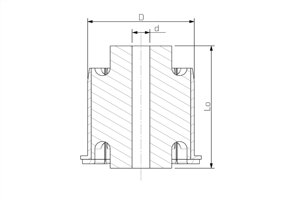 809307 Втулка подрамника. Передний нижний. Левая / Правая сторона SIDEM | Запчасти на DRIVE2