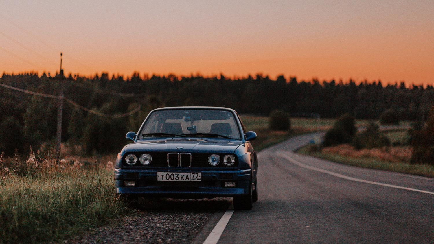 BMW e30 ксенон