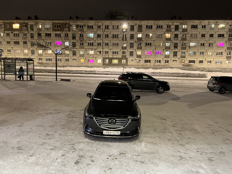 Снега-севера и поломка парктроника — Mazda CX-9 (2G), 2,5 л, 2020 года ...