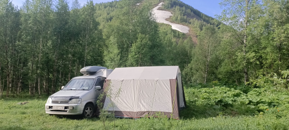 Первая дикая ночевка — Honda Stepwgn (1G)