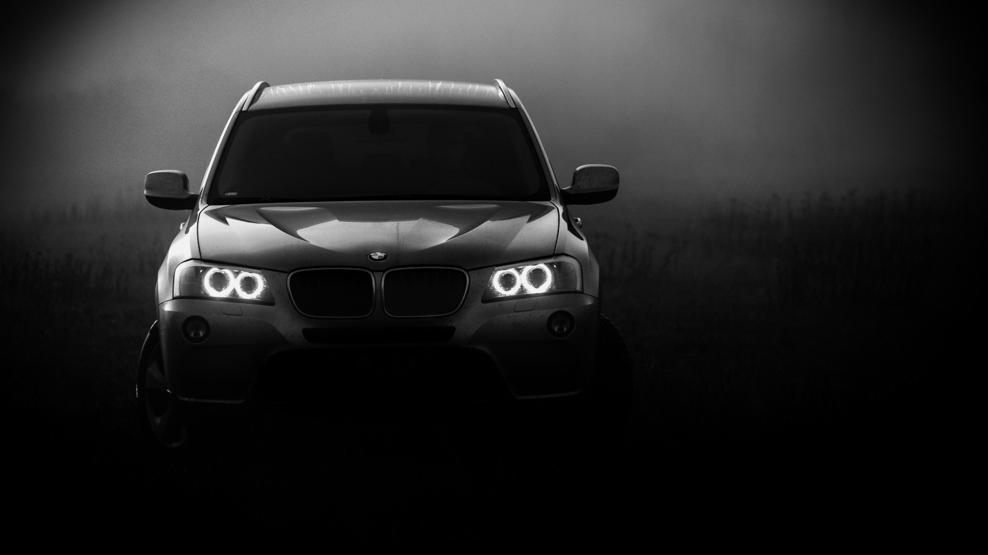 BMW x5 в тумане