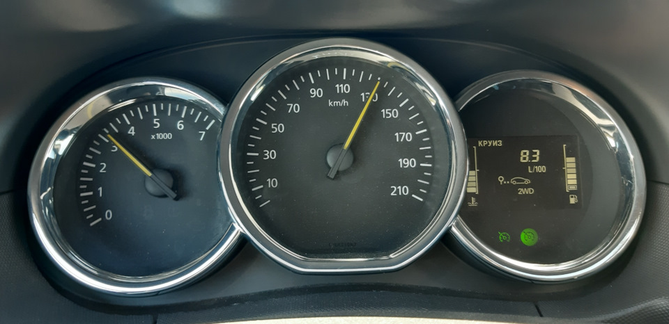 Расход ГСМ — Renault Duster (1G), 2 л, 2019 года | наблюдение | DRIVE2