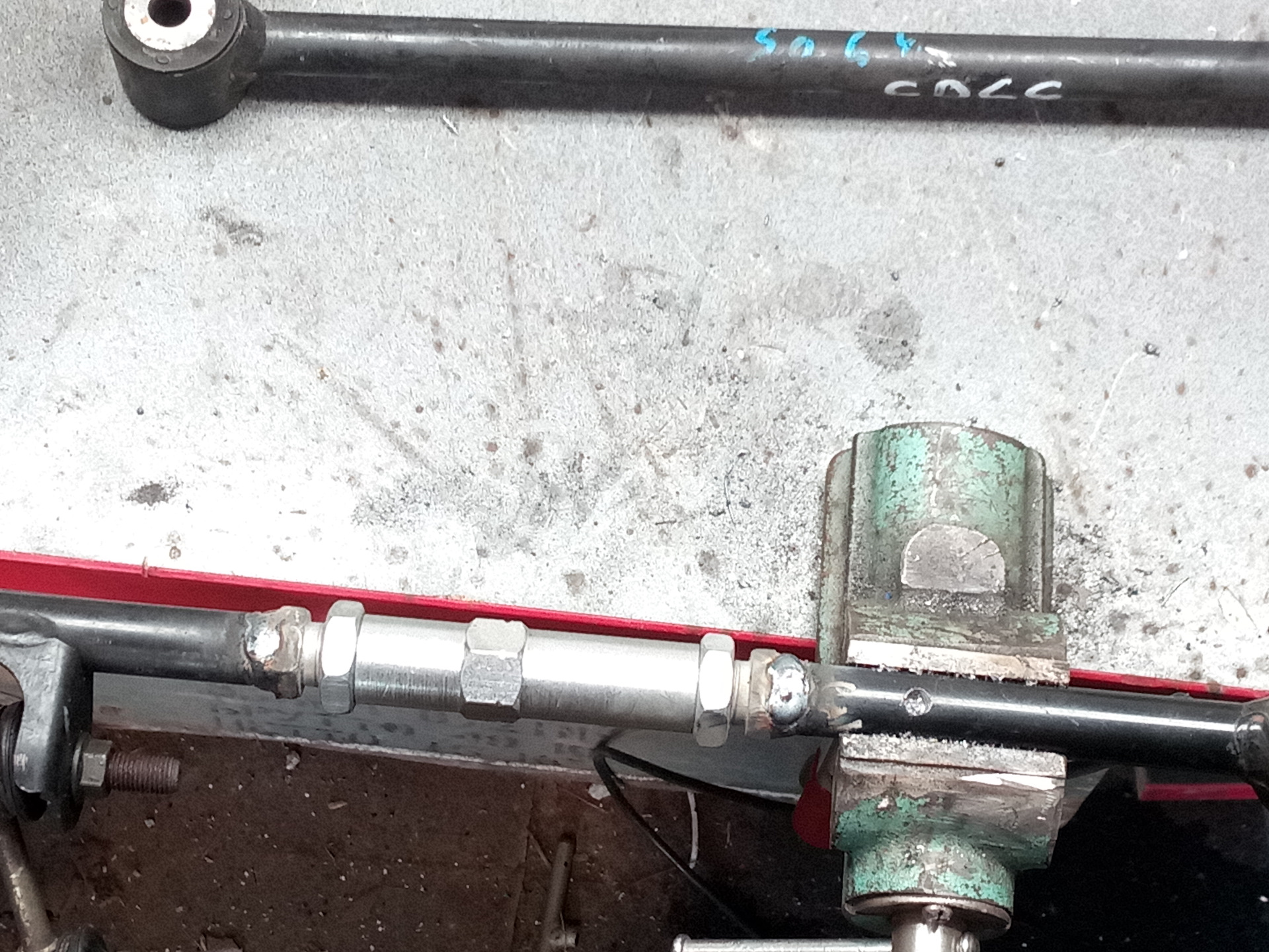 #4 Самодельные стойки на sf5 (задние поперечные тяги). — Subaru ...