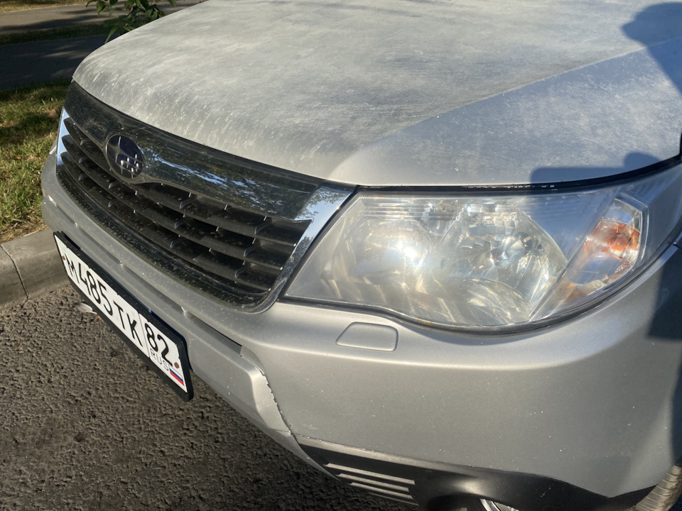 Полировка фар и бронирование пленкой! — Subaru Forester (SH), 2 л, 2008 ...
