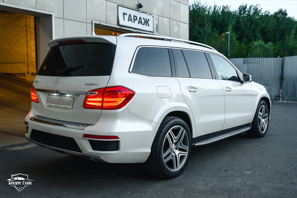 Mercedes Benz gl x166 подсветка