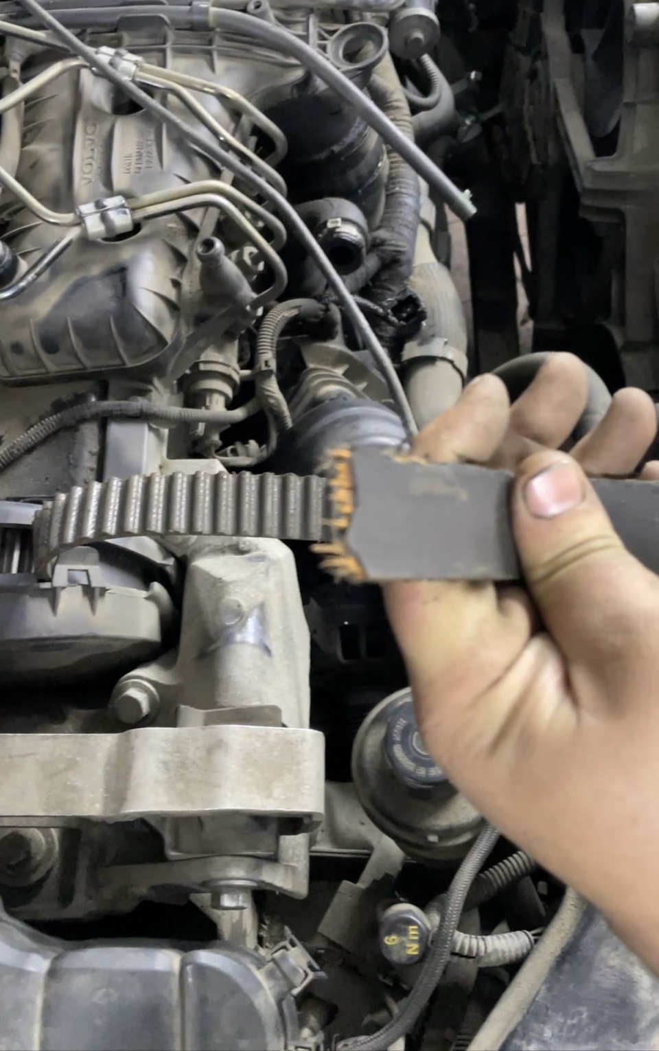 Обрыв ремня генератора и последствия на ВОЛЬВО XC60;ХС70 2,0d и 2,4d ...
