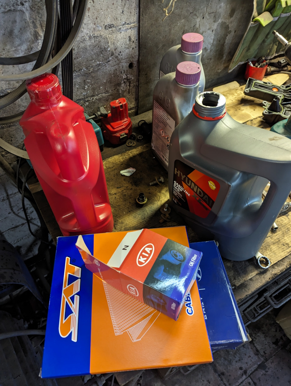 18. ТО, замена масла в коробке — KIA Ceed SW (2G), 1,6 л, 2014 года ...