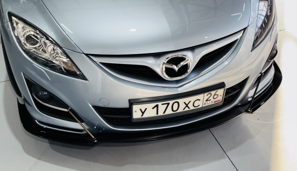 Сплиттер передний на Mazda 6 (2G) GH. Б/у | 15 000 ₽ в городе ...