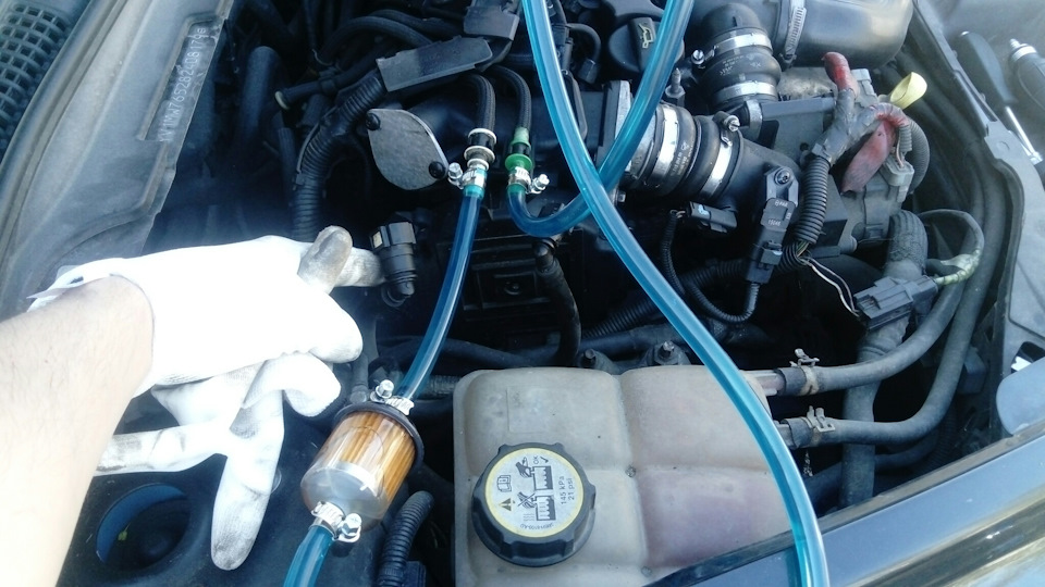 Промывка форсунок (винс) — Volvo V50, 1,6 л, 2008 года | своими руками ...