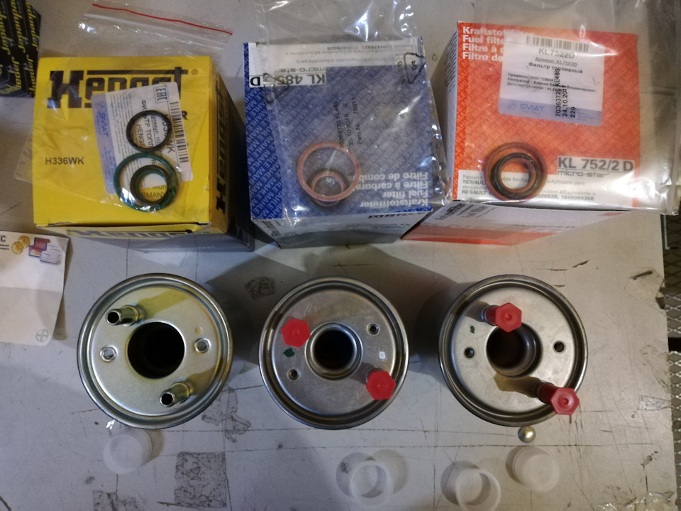 Запись №31. Сравнение топливных фильтров. Что поставить на K9K636/656/ ...