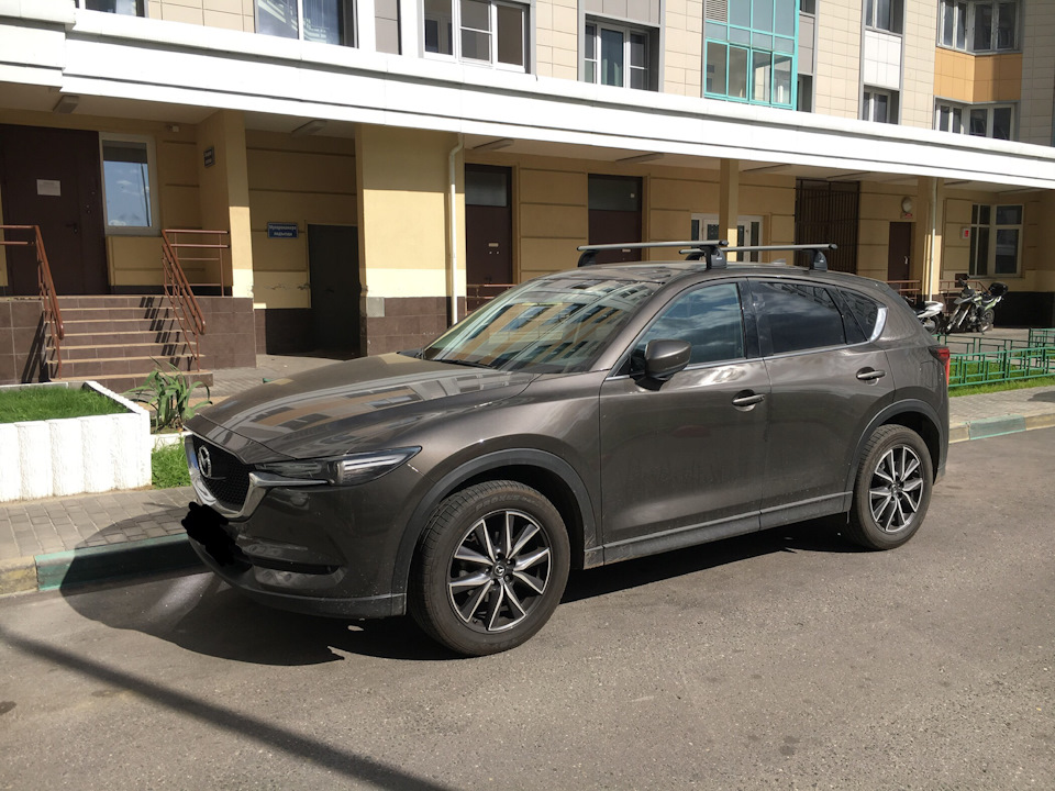 Багажник на крышу на CX-5 — Mazda CX-5 (2G), 2,5 л, 2017 года ...