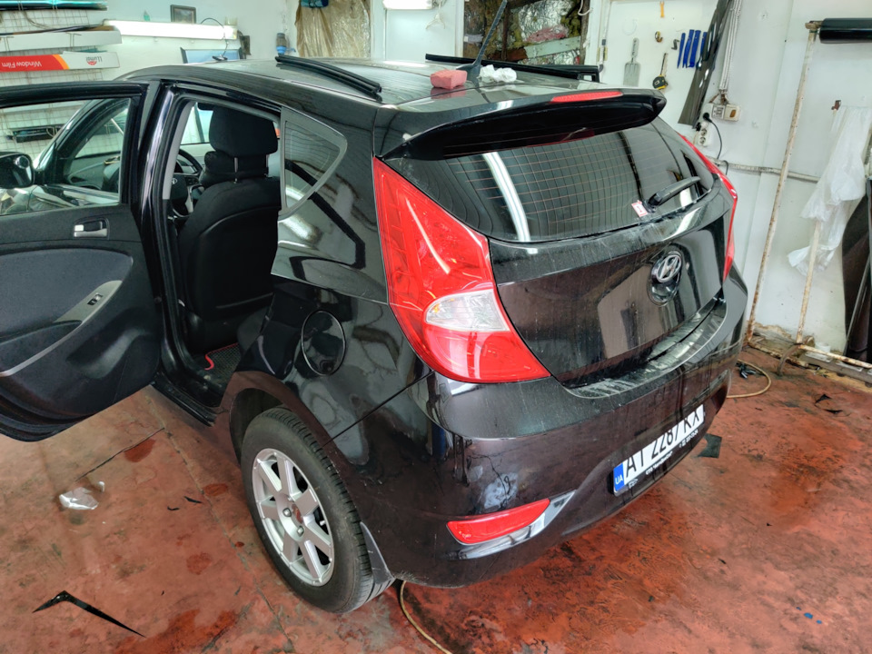 Тонировка такая тонировка — Hyundai Accent (4G), 1,6 л, 2015 года ...