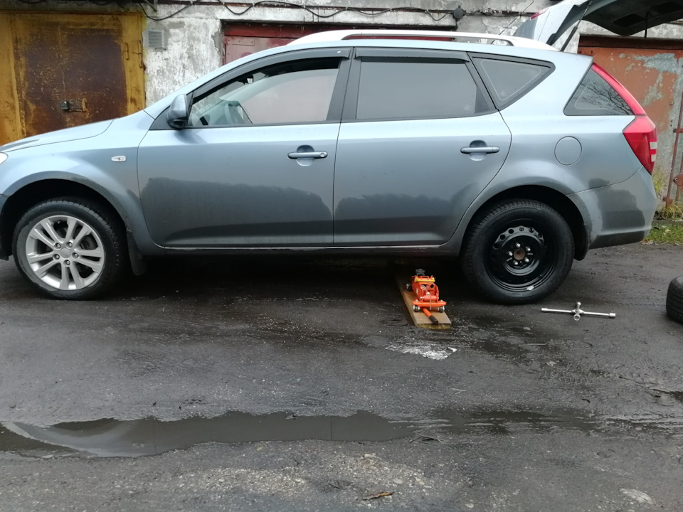 Мои первые фрикционные шины. — KIA Ceed (1G), 1,6 л, 2009 года | шины ...