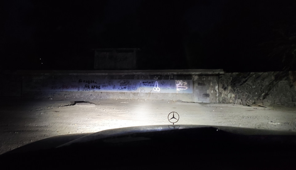 Мини билэд линзы в туманки w124 — Mercedes-Benz E-Class (W124), 3,2 л ...
