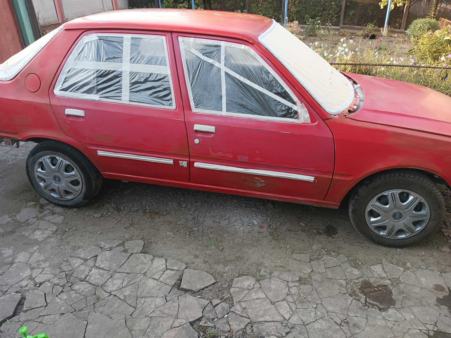 Делаем красоту 2 или красим из баллончика. — Peugeot 309, 1,6 л, 1987 ...