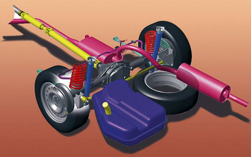 Несбывшееся (31107) Пружинная задняя подвеска без рессор — ГАЗ 31105, 2 ...