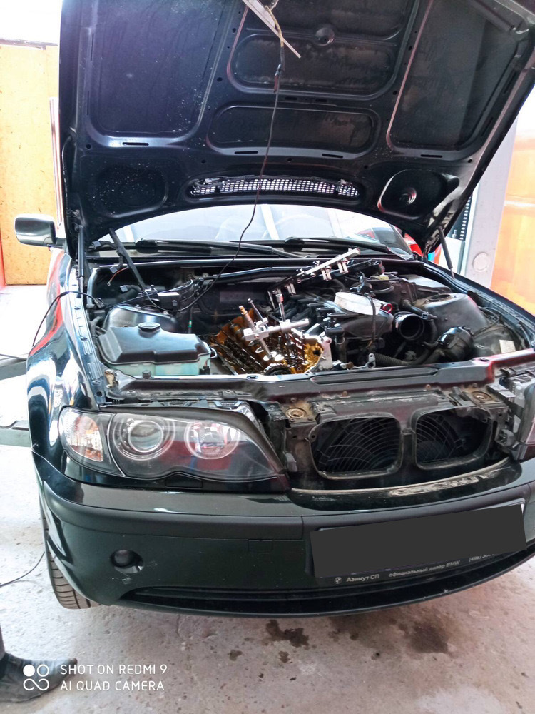 лопнул расширительный бачок и понеслась… — BMW 3 series (E46), 2,2 л ...