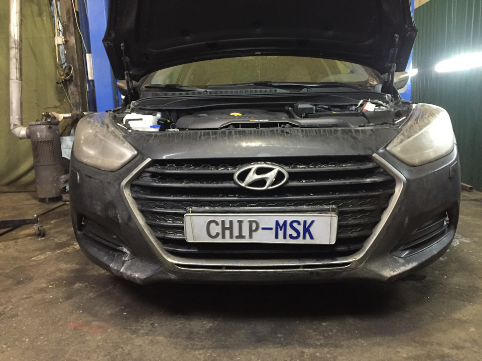 Hyundai I40 2017. Замена пламегасителя. — CHIP-MSK на DRIVE2