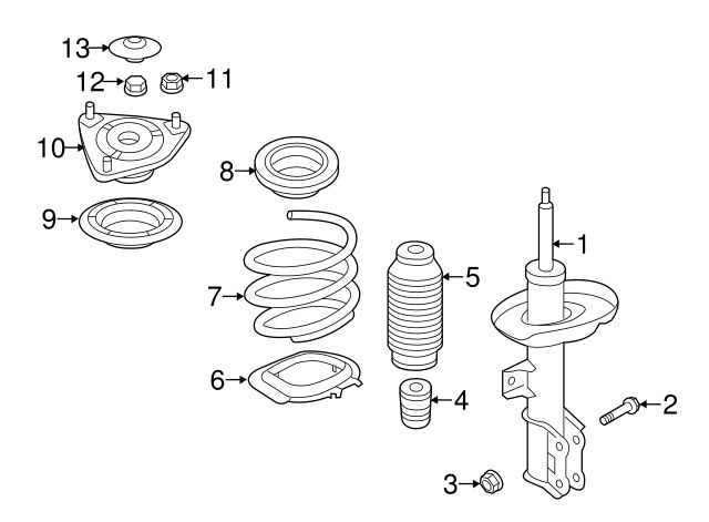 546261H000 Демпфер амортизатора KIA HYUNDAI | Запчасти на DRIVE2