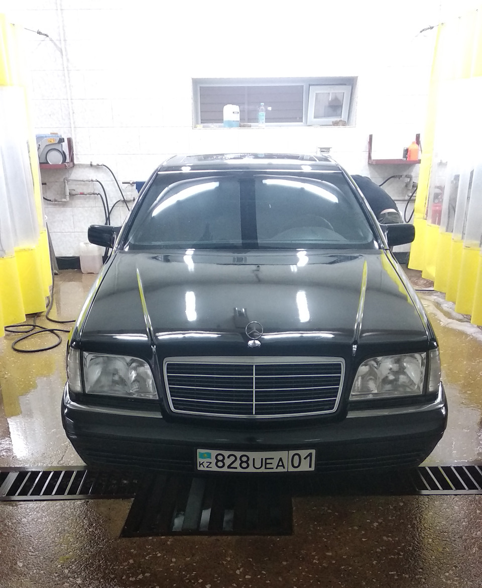 Чистый кабан едет по другому — Mercedes-Benz S-Class (W140), 3,2 л, 1994  года | мойка | DRIVE2