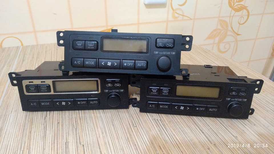 Ремонт блока климат-контроля с жк дисплеем. — Toyota Corona Premio ...