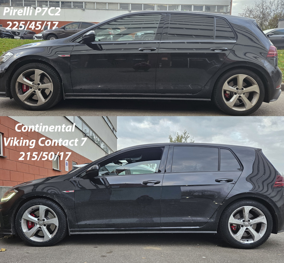 Сходу и не поймешь где какой размер — Volkswagen Golf GTI Mk7