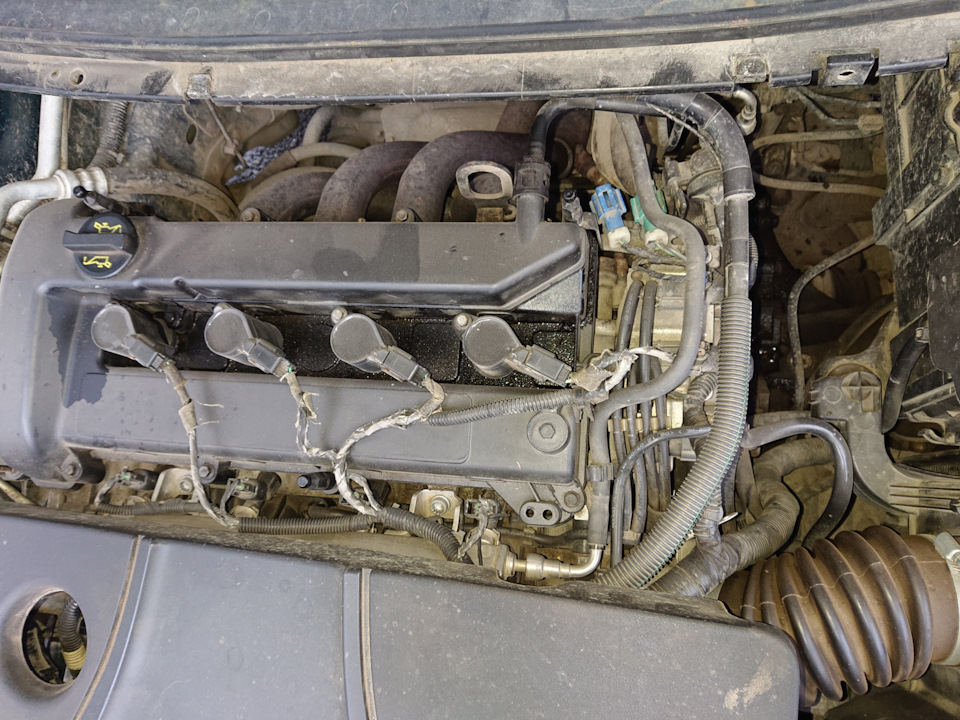 Лонул патрубок системы охлаждения ч. 1 — Ford Focus Sedan II, 1,8 л ...