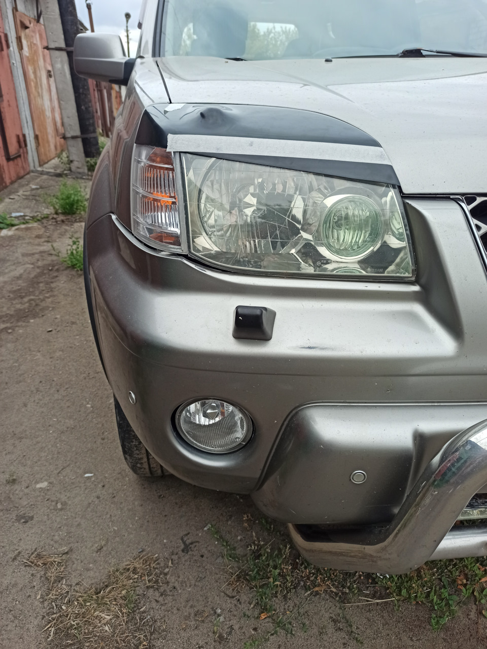 Новые реснички для фар. Ч.1 — Nissan X-Trail I (t30), 2 л, 2003 года |  стайлинг | DRIVE2