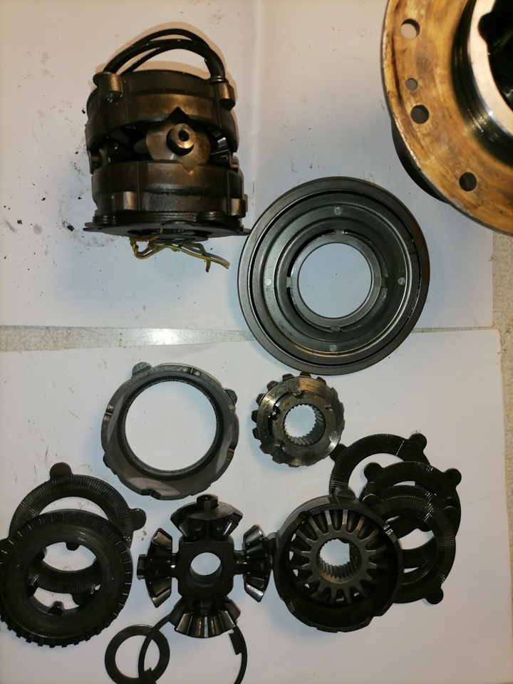 Запчасти для заднего дифференциала Паджеро 2 с блокировкой на ...