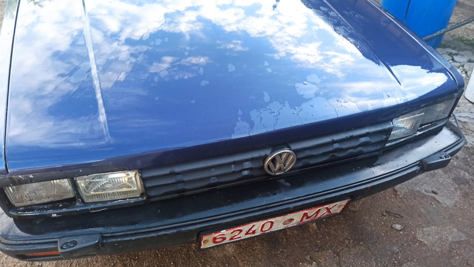 Молдинг на капот — Volkswagen Passat B2, 1,8 л, 1987 года | стайлинг ...