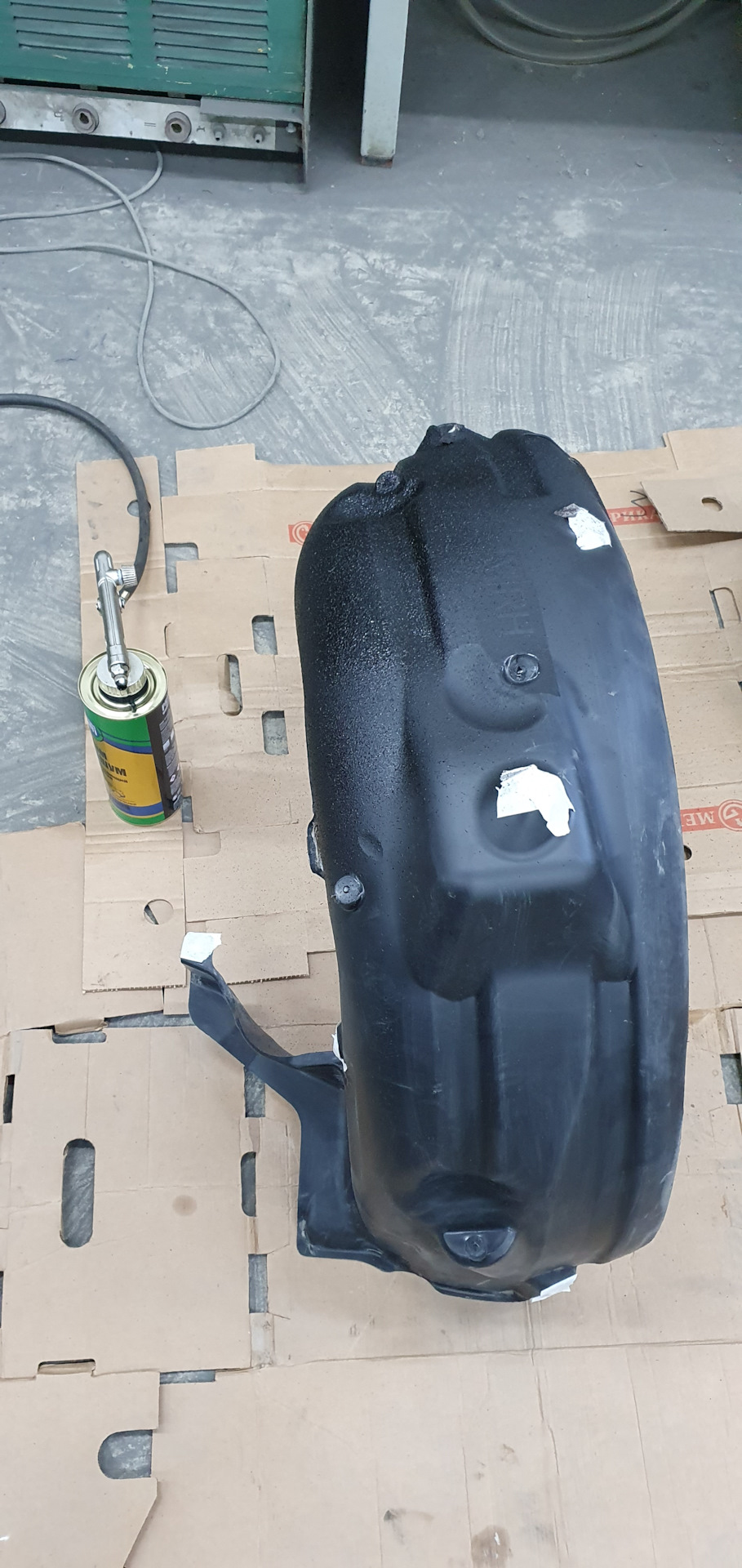 Шумка арок снаружи — Subaru XV (1G), 2 л, 2014 года | своими руками ...