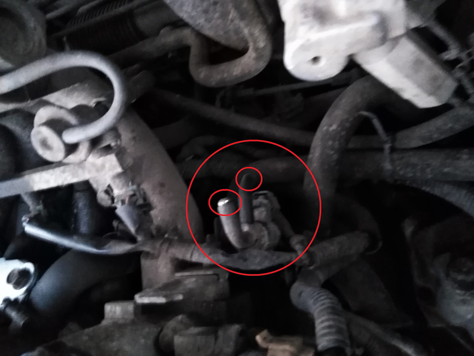 Электроклапан.Обе пипки заглушены — Chevrolet Lanos