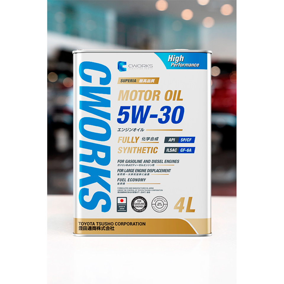 SUPERIA CWORKS MOTOR OIL 5W-30 SP/CF — CWORKS на DRIVE2