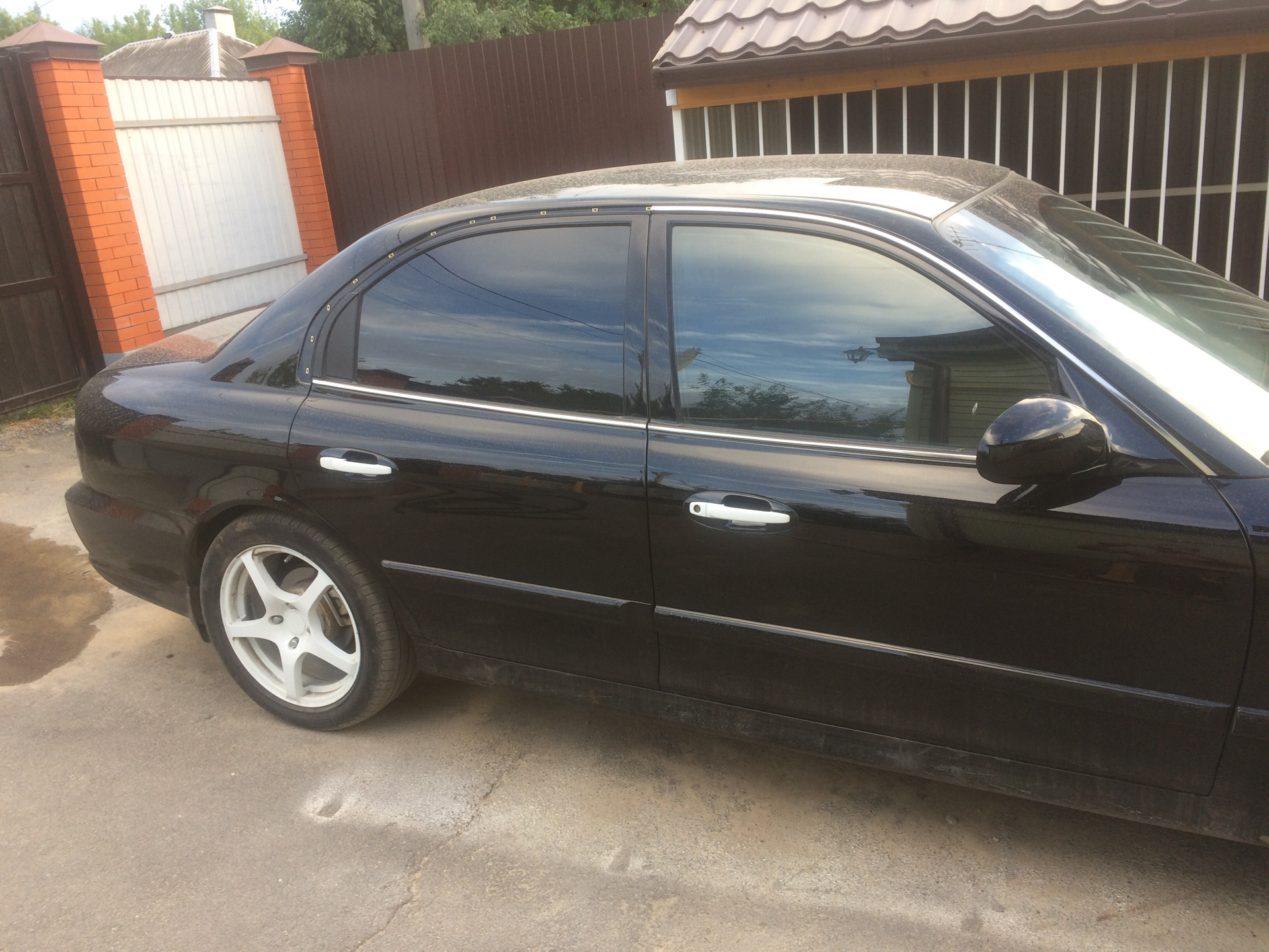 Тонировка нового поколения — Hyundai Sonata IV (EF), 2 л, 2005 года ...