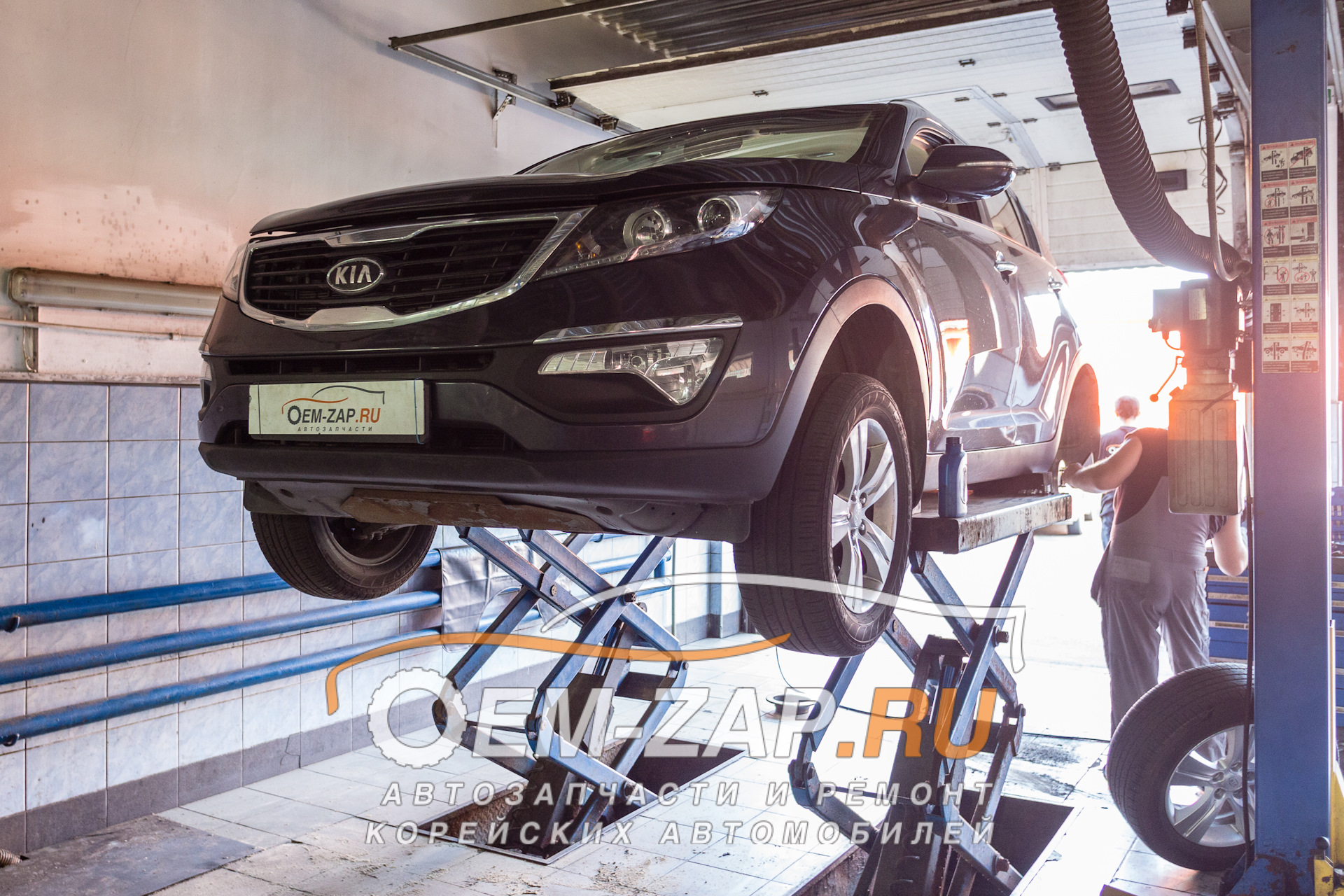 Замена стоек стабилизатора и задних тормозных дисков Kia Sportage — Oem-zap  на DRIVE2