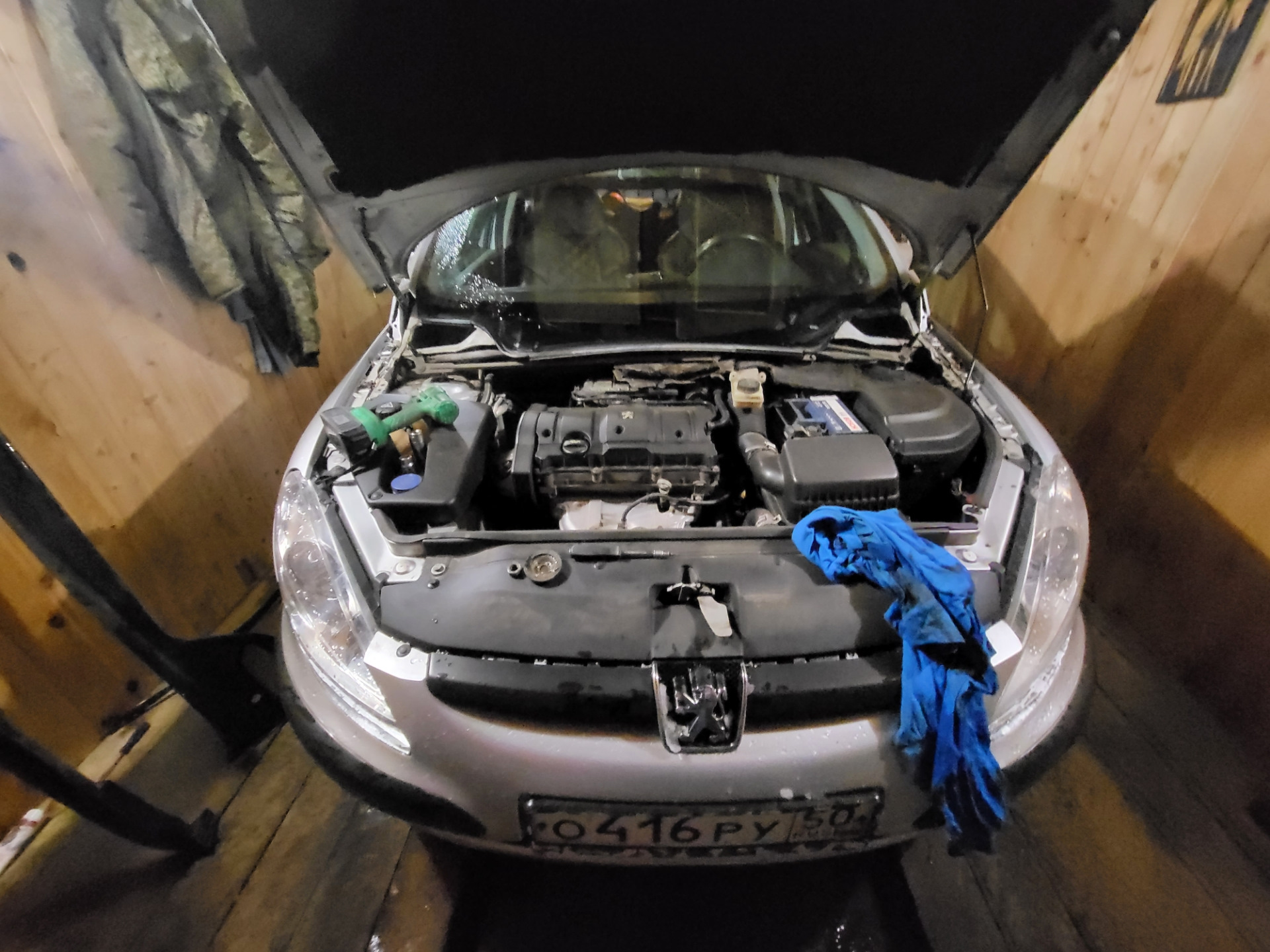 Наконец то Печенки (опорные чашки) — Peugeot 307, 1,6 л, 2003 года ...