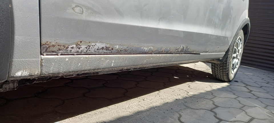 Удаление рыжиков на дверях — Opel Corsa C, 1,2 л., 2003 года | своими ...