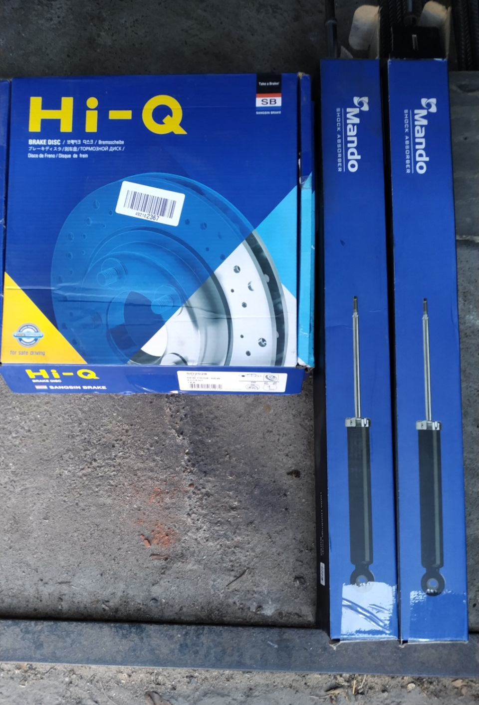 Подвеска и тормоза — KIA Rio 5-door (2G), 1,4 л, 2010 года | визит на ...