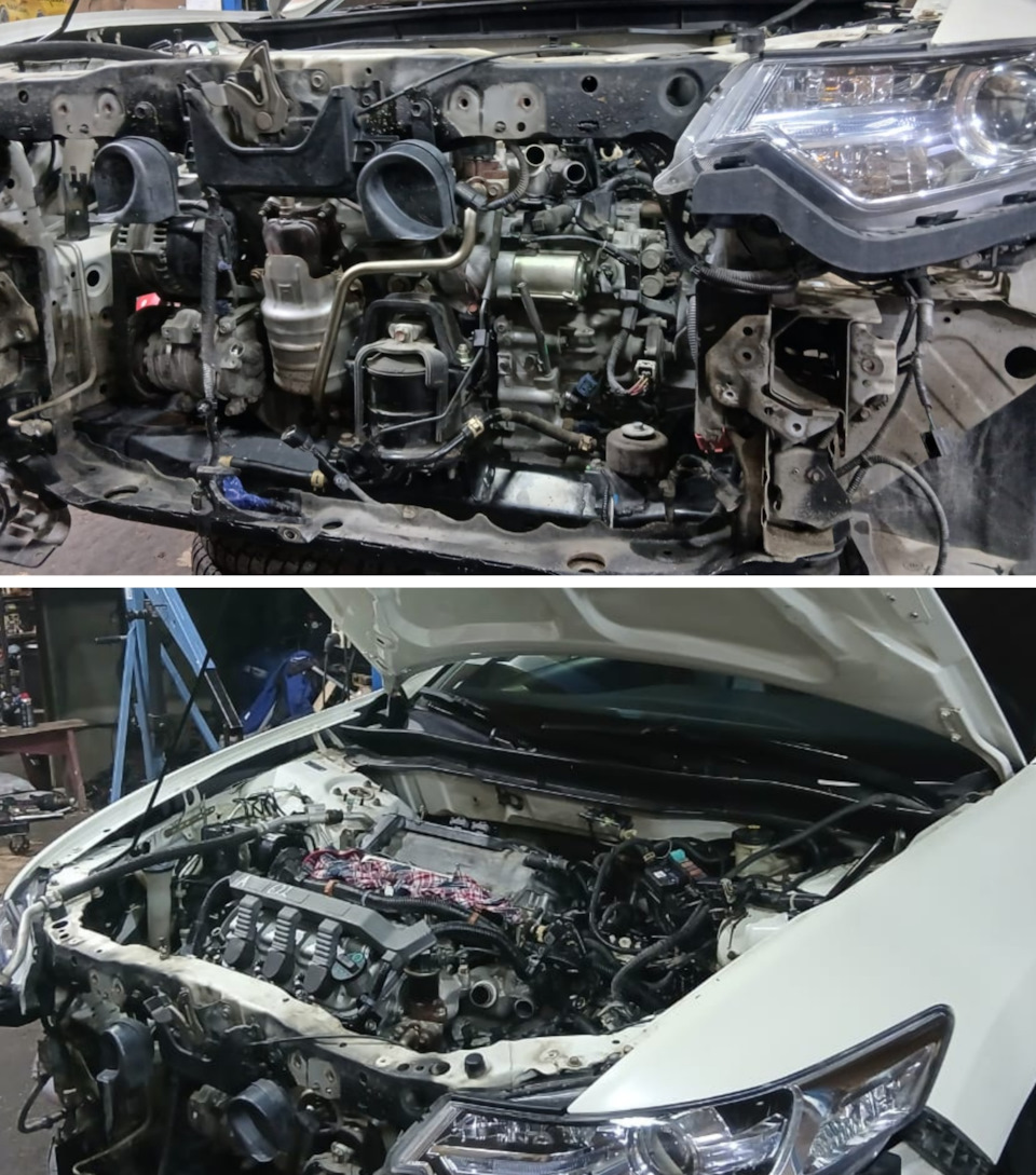 2. В процессе — Honda Accord (8G)