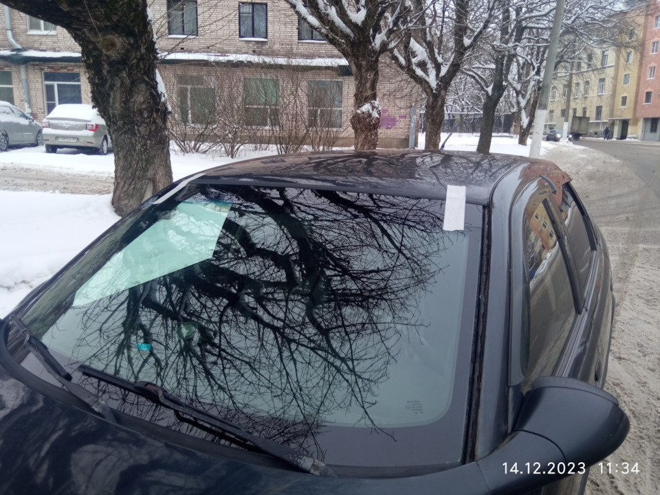 Новое лобовое стекло. — Opel Vectra B, 1,8 л, 1998 года | расходники ...