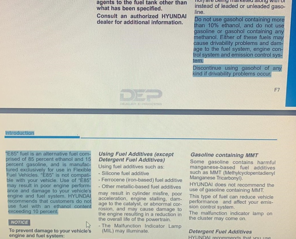 Какой бензин лить в америкоса? — Hyundai Tucson (TL), 2 л, 2016 года ...